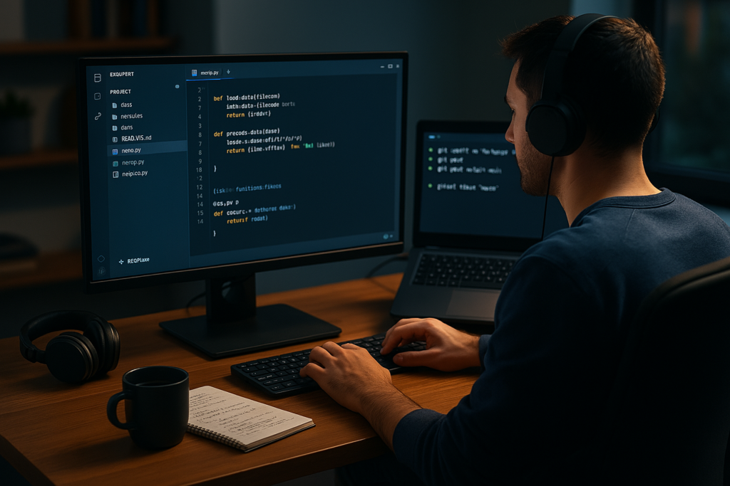 Principes de gestion de projet en Python pour apprendre à utiliser des outils comme Git pour le contrôle de version, maîtriser les techniques de debugging et de testing, et gérer efficacement le cycle de vie des projets de développement Python, en assurant la qualité, la fiabilité et l'efficacité du code.