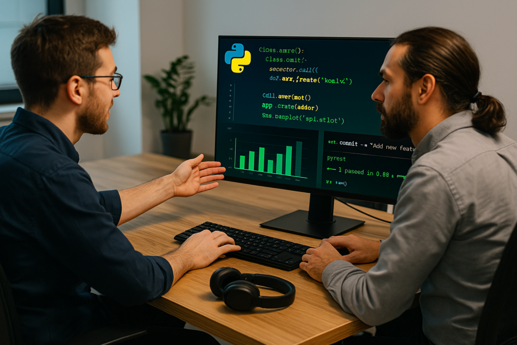 Comprendre les concepts clés de la formation Python avancé, incluant la Programmation Orientée Objet (POO) pour structurer le code de manière modulaire et réutilisable, les décorateurs pour étendre le comportement des fonctions sans modifier leur code, et les générateurs pour gérer efficacement de grands ensembles de données, afin de créer des scripts Python performants et maintenables.